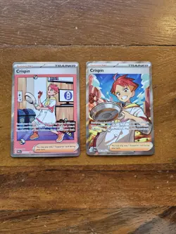 Crispin 171/131 And Crispin 164/142 Pokemon Card Lot Full Art Trainers Lot Of 2 - Image 1