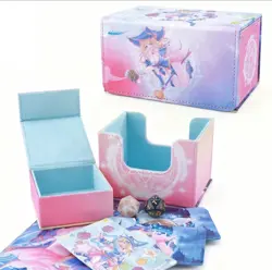 Dark Magician Girl Yugioh Deck Box with Dice Tray, Fits 100 Double Sleeved Cards - Image 1