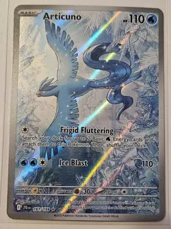 2025 Pokemon Articuno Journey Together card #161/159 Illustration Rare - Image 1