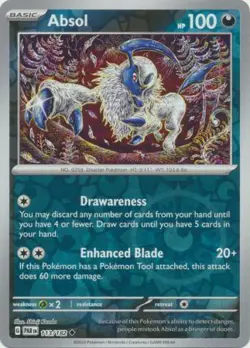 Absol 113/182 Reverse Holo | Paradox Rift | Pokemon Card - Image 1