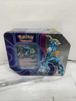 Pokemon Trading Card Games Paradox Destinies Iron Crown ex Tin - 5 Packs Sealed - Image 1