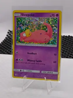 Pokemon Slowpoke Holo 5/12 Basic Card 2018 70 HP Dopey English - Image 1