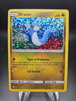 Dratini 9/12 McDonald's 2018 Promo Holo Pokemon Card LP - Image 1
