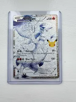 Pokemon Reshiram Full Art Ultra Rare 113/114 2011 Holo Dragon 130 HP Card - Image 1