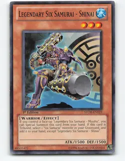 Legendary Six Samurai - Shinai #STOR-EN023 1st Edition Yugioh Card - Image 1