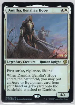 1x Danitha, Benalia's Hope *Foil* - Dominaria United - Near Mint - Image 1