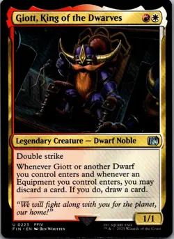 FINAL FANTASY #223 Giott, King of the Dwarves - Image 1