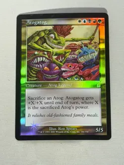 MTG FOIL Atogatog Odyssey Magic the Gathering - Image 1