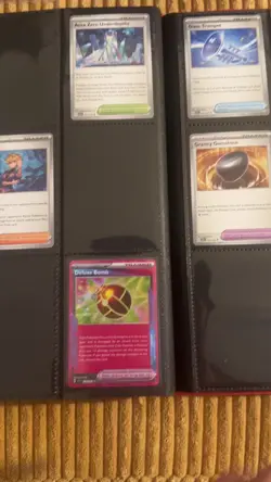 Pokemon Stellar Crown Partial Set Binder With ETB Box & Leftover Bulk - Image 2