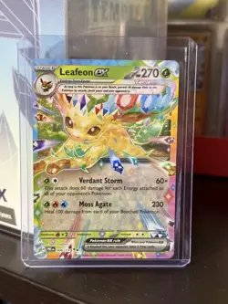 Pokemon TCG : Leafeon ex 006/131 Sv: Prismatic Evolutions Holo NM - Image 1