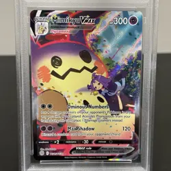 2022 POKEMON SWORD & SHIELD BRILLIANT STARS #TG17 FULL ART/MIMIKYU VMAX PSA 10 - Image 2