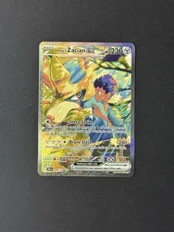 Pokemon Hop's Zacian ex 186/159 Sv09: Journey Together Special Illustration Rare - Image 1