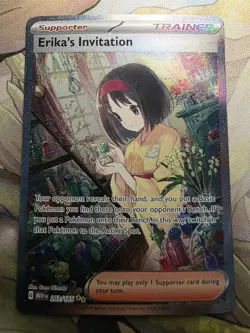 ERIKA'S INVITATION ~ Pokemon TCG: ENGLISH 151 ~ 203/165 SIR - Image 1