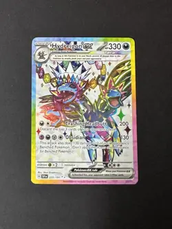 Pokemon Hydreigon ex 223/191 Sv08: Surging Sparks Full Art Holo - Image 1