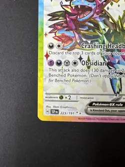 Pokemon Hydreigon ex 223/191 Sv08: Surging Sparks Full Art Holo - Image 4