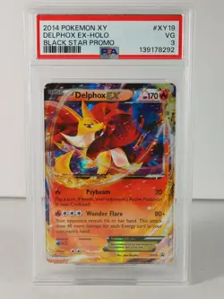 Delphox EX - XY Black Star Promo - #XY19 - Pokemon Ultra Rare - 2014 - PSA 3 - Image 1
