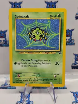 Spinarak 64/75 Pokemon Neo Discovery LP - Image 1