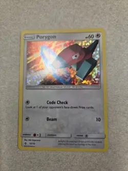 Pokemon Porygon McDonald's 2018 Promo Holo Basic 60 HP 012/012 - Image 1