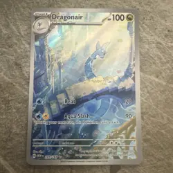 2023 Pokemon Dragonair Scarlet & Violet 151 #181/165 Illustration Rare - Image 1