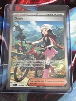 Pokemon Dawn 129/094 Phantasmal Flames Trainer Full Art Special Illustration - Image 1