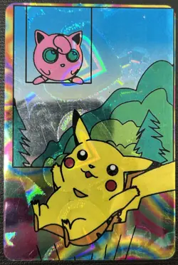 Pikachu & Jigglypuff Bandai Rare Pocket Monsters Anime Collection 1998 Pokemon - Image 1