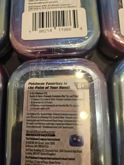 Pokemon Prismatic Evolutions Mini Tins FULL SET of 8 Brand New Sealed - Image 5
