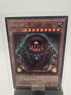 Yu-gi-oh TCG Phantom Revenge PHRE-EN027 Pot Of The Forbidden Rare NM - Image 1