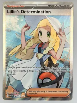 Pokemon TCG Lillies Determination Card 169/132 Mega Evolution Ultra Rare - Image 1