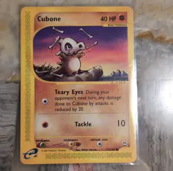Pokemon Cubone 072/147 Aquapolis Common Basic 40 HP E card - Image 1