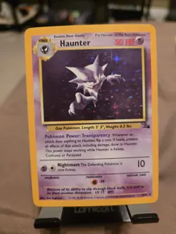 Haunter (21) Fossil #21 (1999) Rare LP Pokemon Classic Trading Card Game! - Image 1