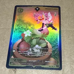 FroggyLoch 9 Holo 1st Edition Awakened Worlds Card GamerSupps VCard 090/250 - Image 1