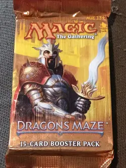 Magic: The Gathering Dragon's Maze Booster Pack 15 Cards English Wizards - Image 1