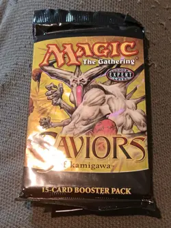 Magic: The Gathering Saviors of Kamigawa Booster Pack 15 Cards English Wizards - Image 1