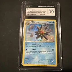 CGC GEM MINT 10 Starmie 005/034 Pokemon Trading Card Game Classic - CLB English - Image 2