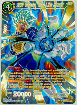 SSB Vegeta, God-Like Power | Dragon Ball Super Card Game BT23-115 SPR | LP - Image 1