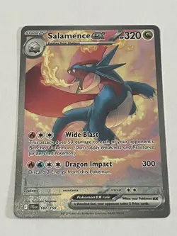 Salamence EX Journey Together Special Illustration Rare Card 187/159 - Image 1