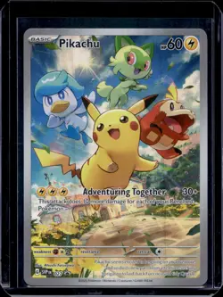 Pokemon SV: Scarlet & Violet Promo Cards Pikachu 027 - Image 1