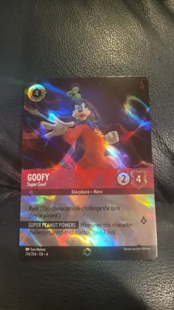Disney Lorcana: Goofy - Super Goof 214/204 Enchanted - Ursula's Return - Image 1