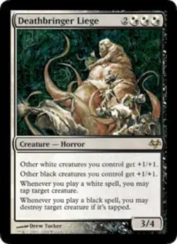 Deathbringer Liege Magic mtg Moderate Play, English Eventide x1 - Image 1