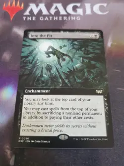 Mtg. Into the Pit. Extended Art. Duskmourn. Pack Fresh - Image 1