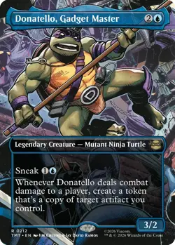 MTG TMNT - Donatello, Gadget Master (Showcase) NM - Image 1