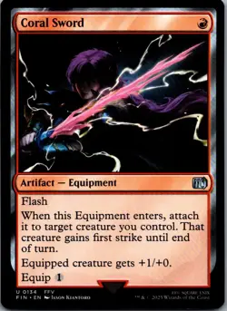 FINAL FANTASY #134 Coral Sword - Image 1