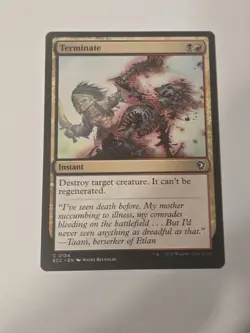 Terminate 134 | NM Near Mint | ECC Lorwyn Eclipsed Commander Magic MTG - Image 1