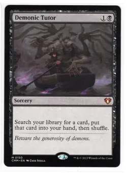 MTG Demonic Tutor - Commander Masters (CMM) Regular Magic Near Mint - Image 1