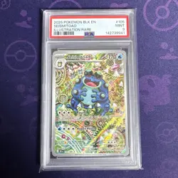 2025 Pokemon #105 Seismitoad Illustration Rare PSA 9 Black Bolt - Image 1