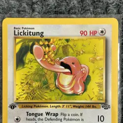 Vintage Pokemon Lickitung Jungle 1st Edition 38/64 Colorless Uncommon NM WOTC - Image 3