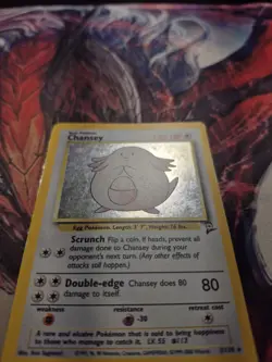 Pokemon Base Set 2 Chansey 3/130 Holo Rare HP - Image 2