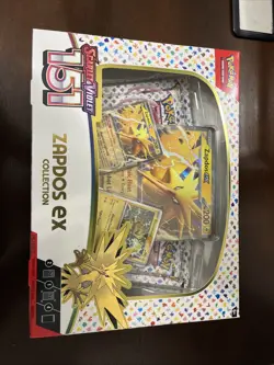 Pokemon Zapdos EX 151 Box Sealed - Image 1