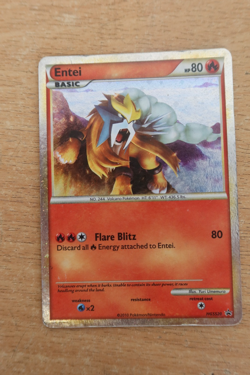 Pokemon TCG Entei HGSS20 Black Star Promo Cosmos Holo - Image 1