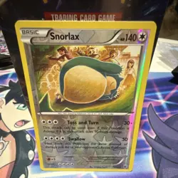 Pokemon Snorlax 77/124 Fates Collide Reverse Holo Rare Basic 140 HP English - Image 1